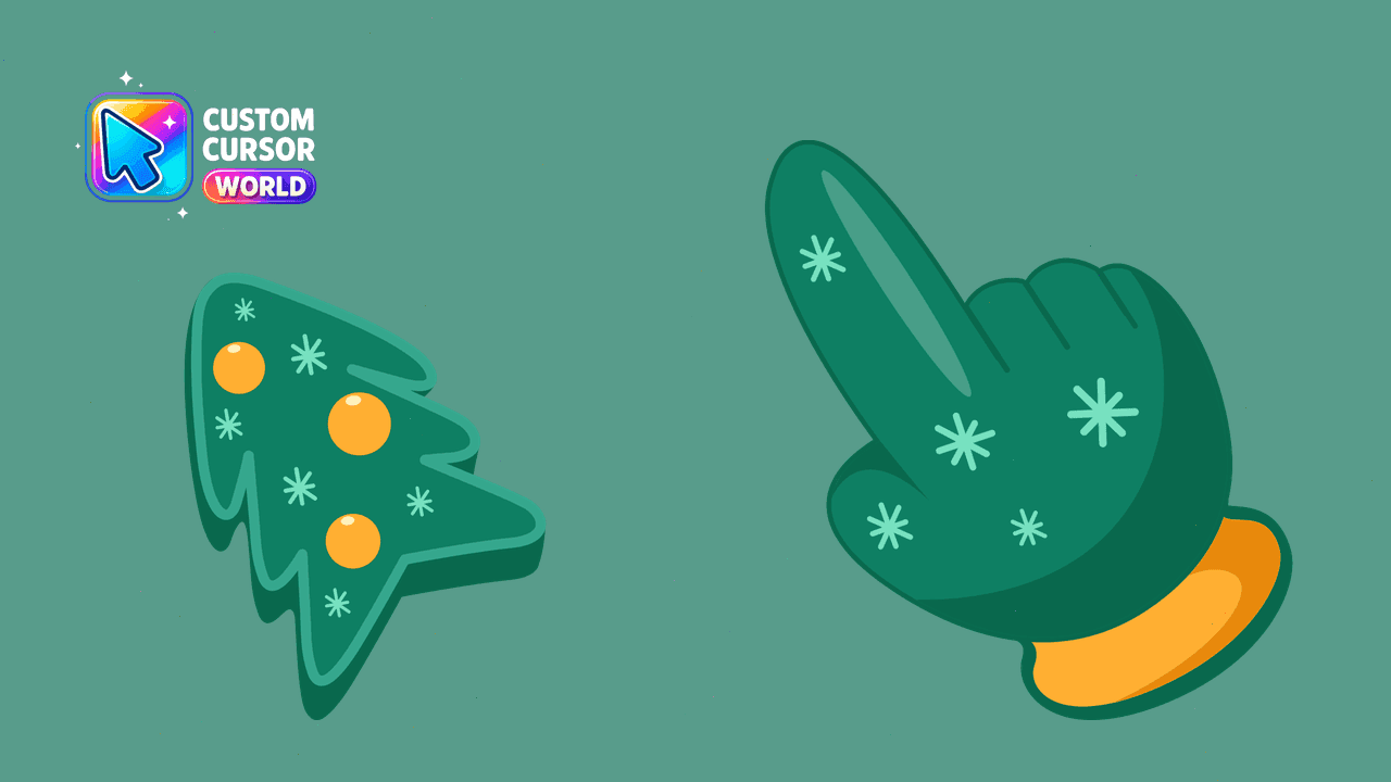 Прев'ю курсор-паку: Charming Christmas Cursor Pack for Chrome & Edge