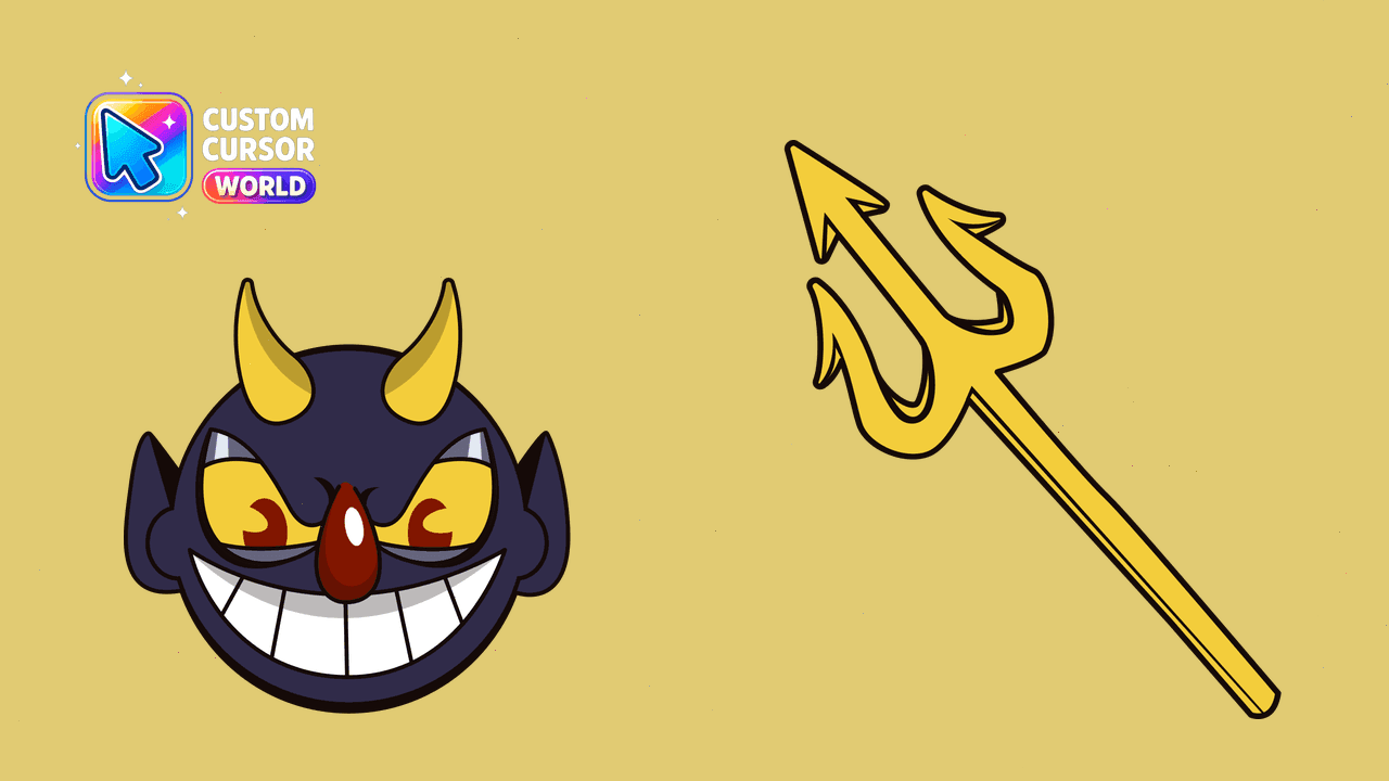 Прев'ю курсор-паку: Devil Cursor Pack - Custom Cursors for Cuphead Gameplay Enha