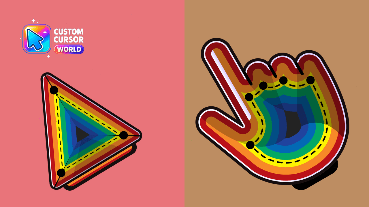Прев'ю курсор-паку: Illusion Cursor Pack for Chrome & Edge