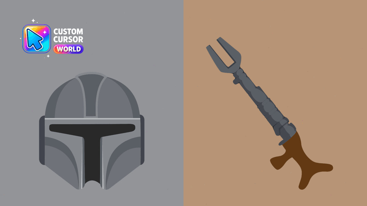 Прев'ю курсор-паку: Mandalorian Custom Cursor Pack