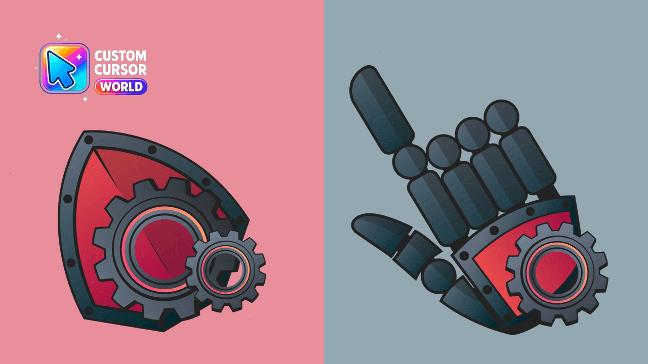 Прев'ю курсор-паку: Stylish Mechanical Cursor Pack for Chrome & Edge