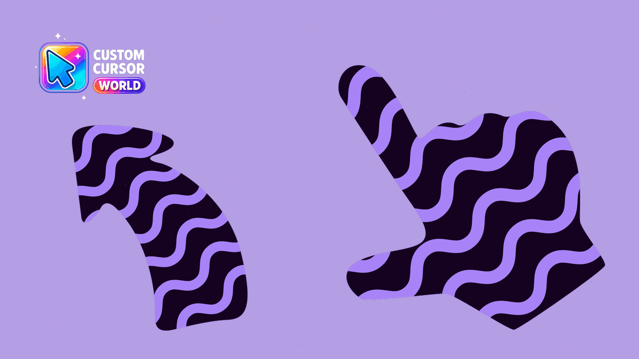 Прев'ю курсор-паку: Coastal Cursor Pack - The Purple Waves