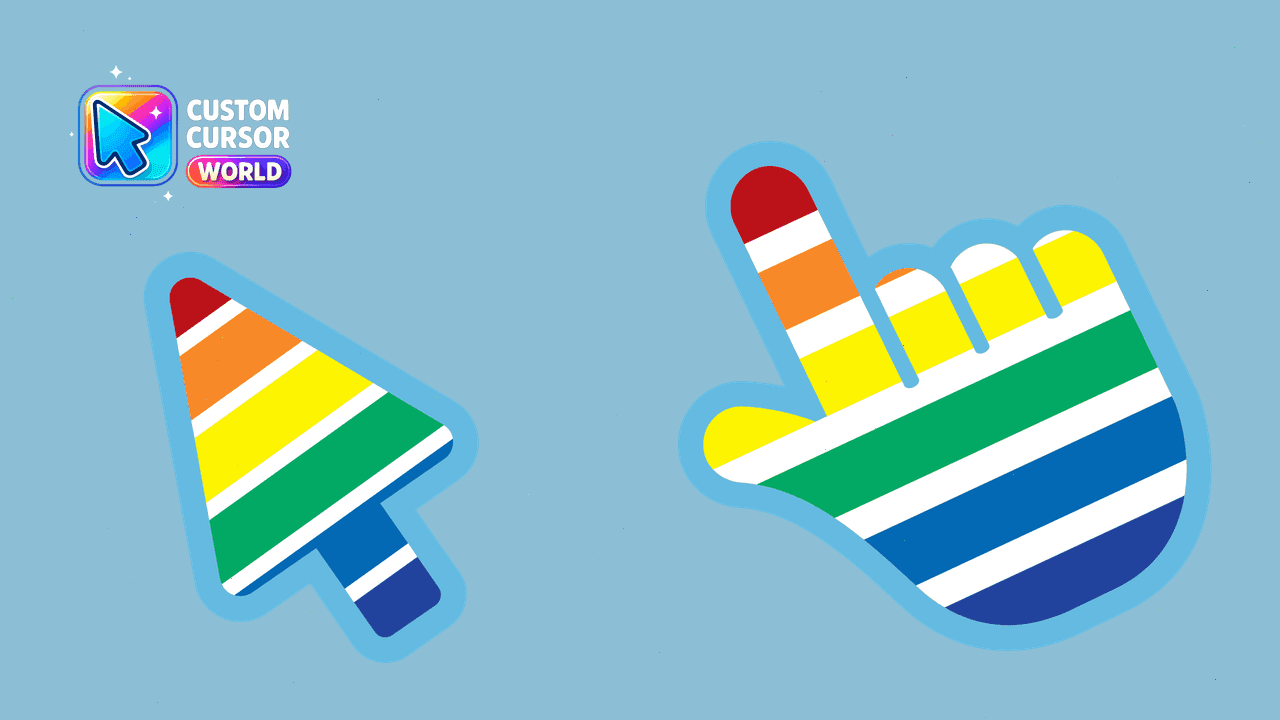 Прев'ю курсор-паку: Rainbow Cursor Pack