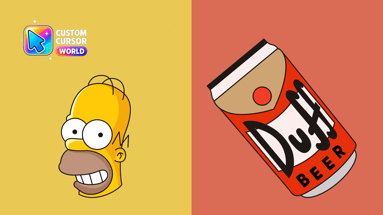 Прев'ю курсор-паку: Homer Simpson Custom Cursor Pack