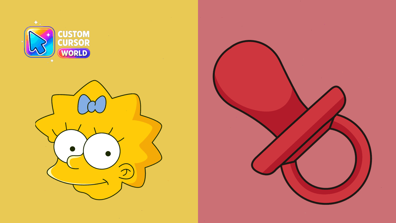 Прев'ю курсор-паку: Maggie Simpson Custom Cursor Pack
