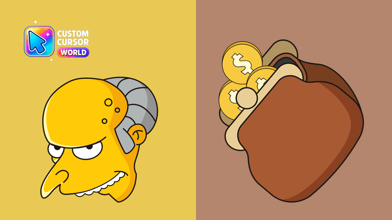 Прев'ю курсор-паку: Mr. Burns Custom Cursor Pack
