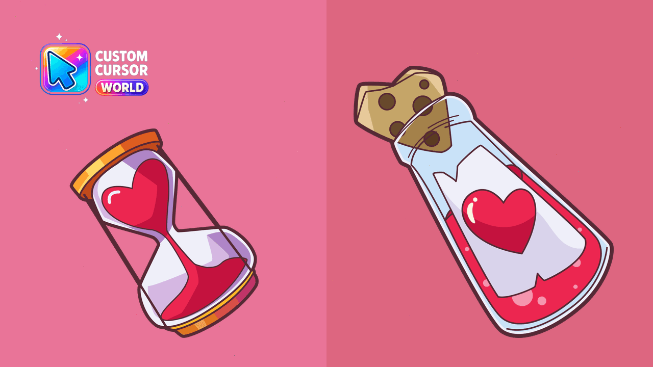 Прев'ю курсор-паку: LoveCursors Pack - Cute Heart-shaped Custom Cursor