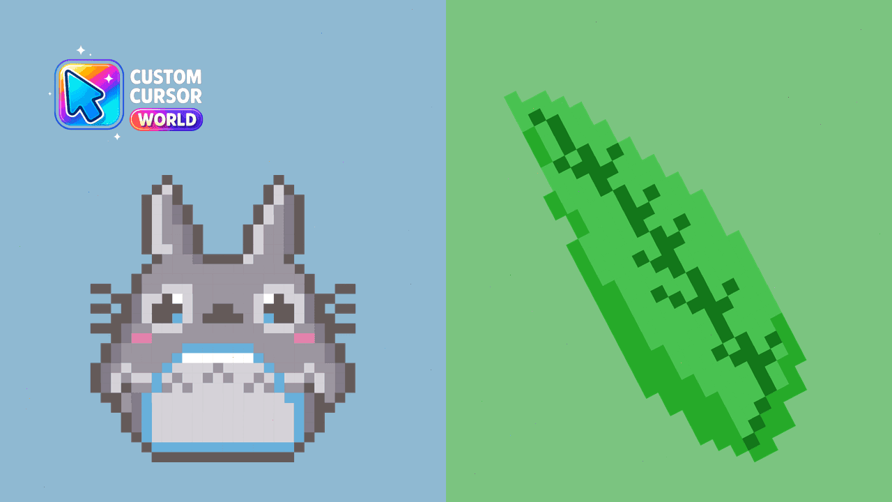 Прев'ю курсор-паку: Totoro Custom Cursor Pack for Chrome