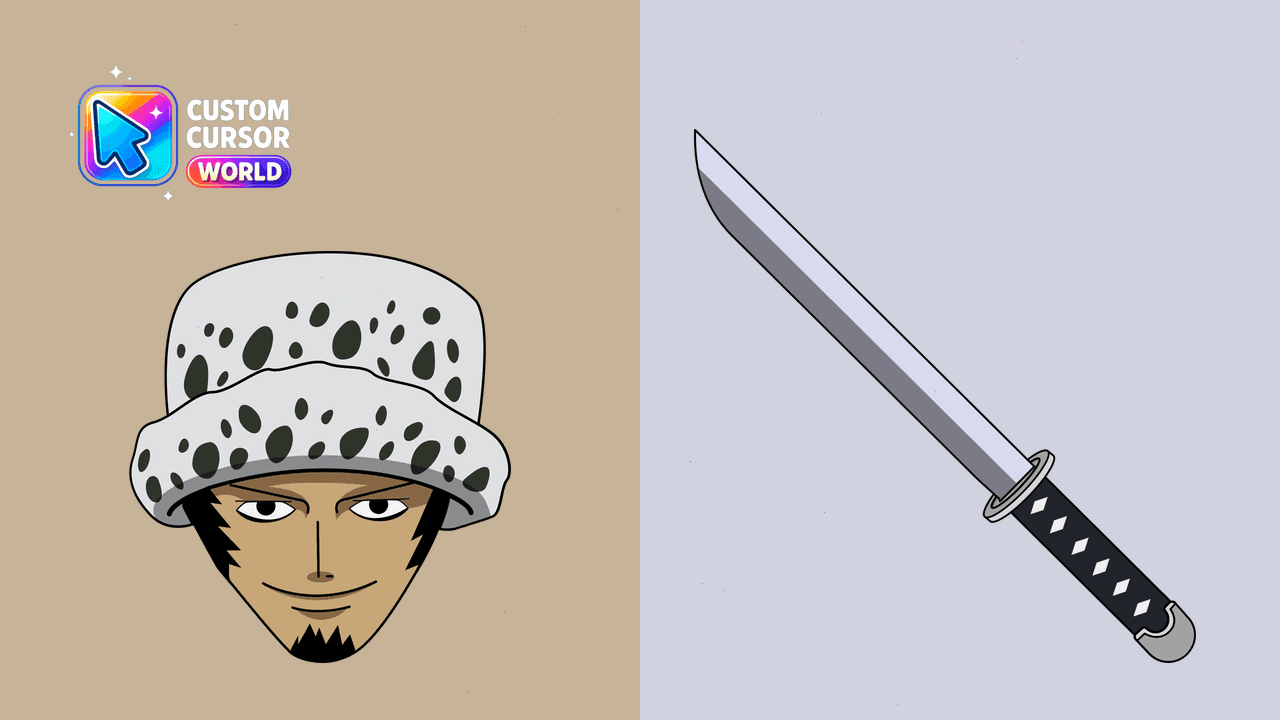 Прев'ю курсор-паку: Custom Cursor Pack - Trafalgar Law Edition