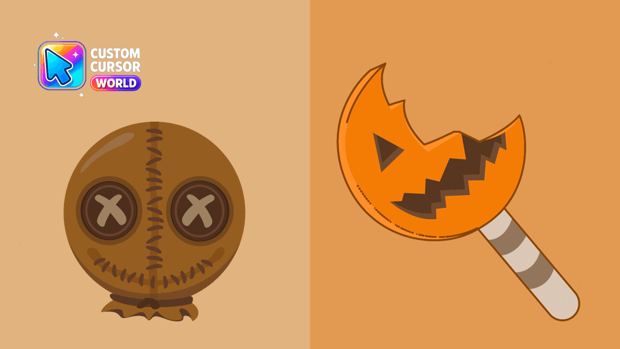 Прев'ю курсор-паку: Halloween Cursors Pack - Custom Trick or Treat Sam