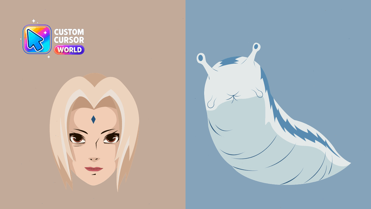 Прев'ю курсор-паку: Tsunade Custom Cursor Pack