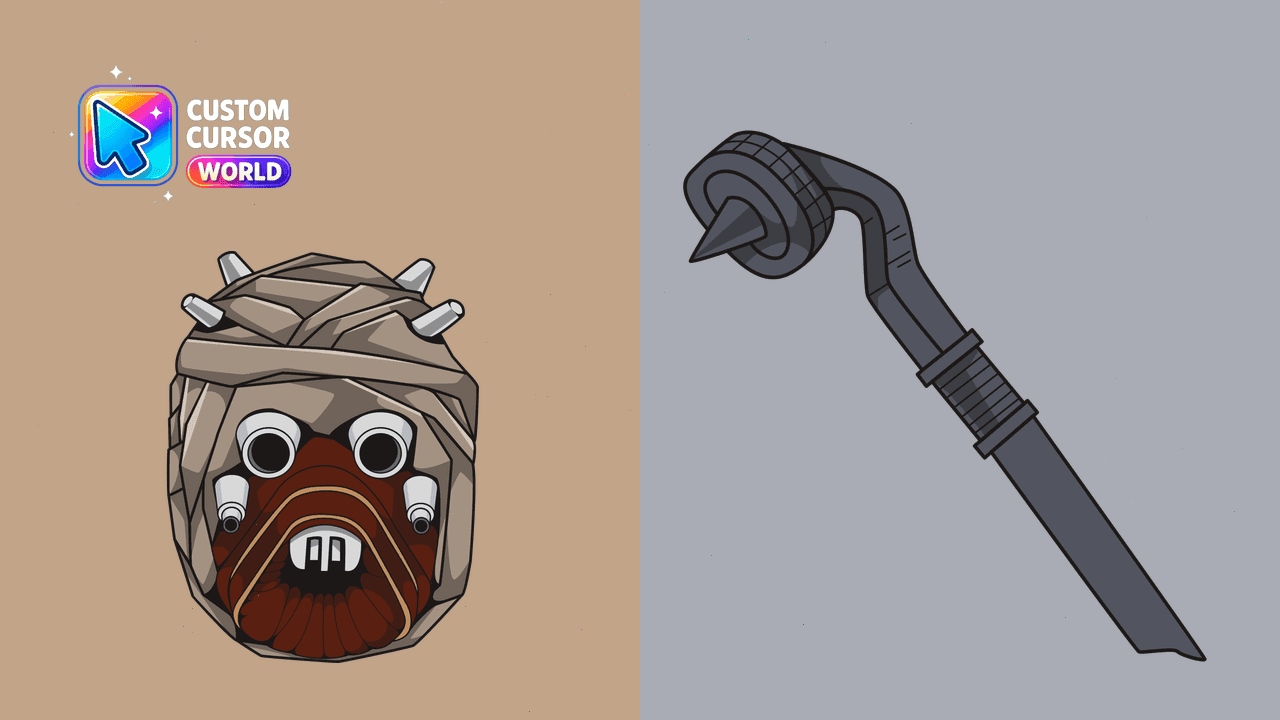Прев'ю курсор-паку: Tusken Raider Custom Cursor for Chrome