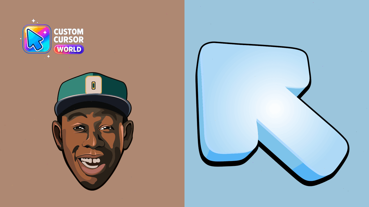 Прев'ю курсор-паку: Custom Tyler the Creator Cursor Pack for Chrome & Edge