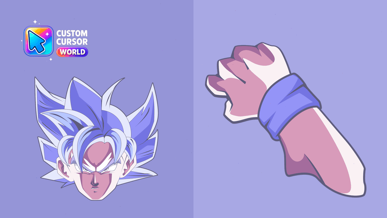 Прев'ю курсор-паку: Ultra Instinct Cursor Pack for Chrome & Edge