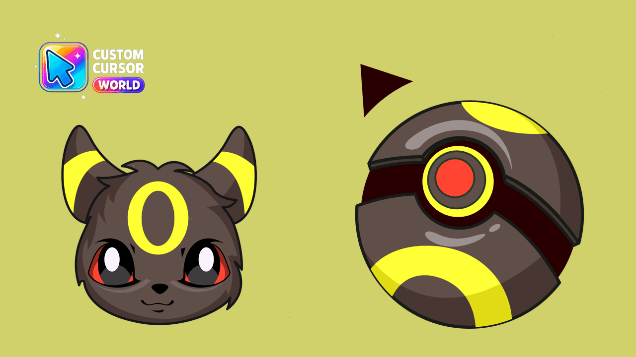 Прев'ю курсор-паку: Umbreon Custom Cursor Pack