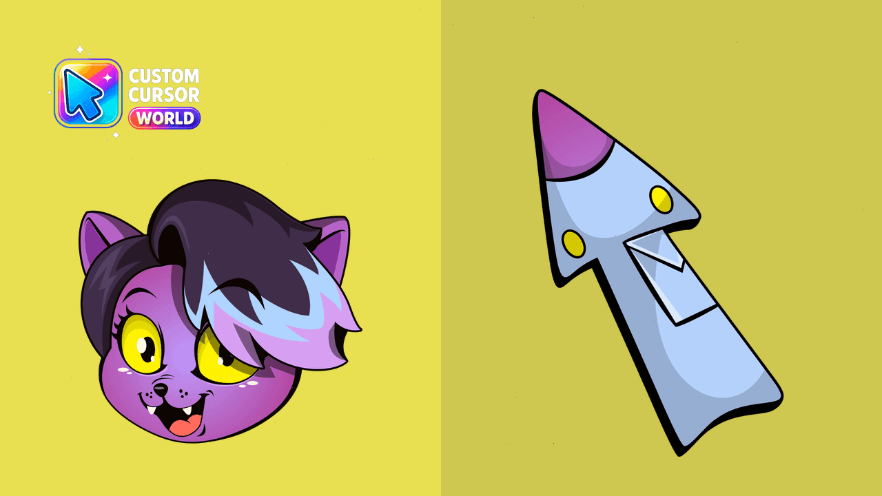 Прев'ю курсор-паку: Undertale Catty Cursor Pack
