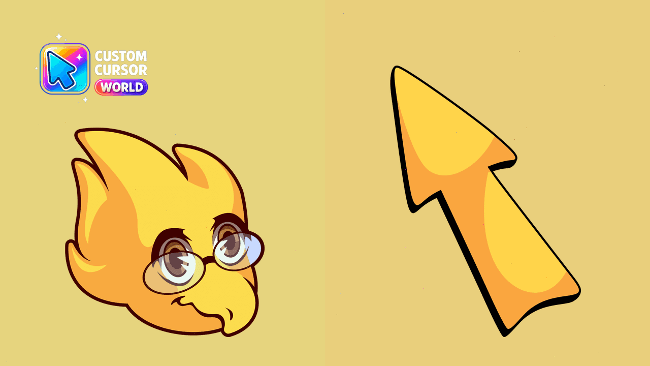 Прев'ю курсор-паку: Undertale Dr. Alphys Custom Cursor Pack