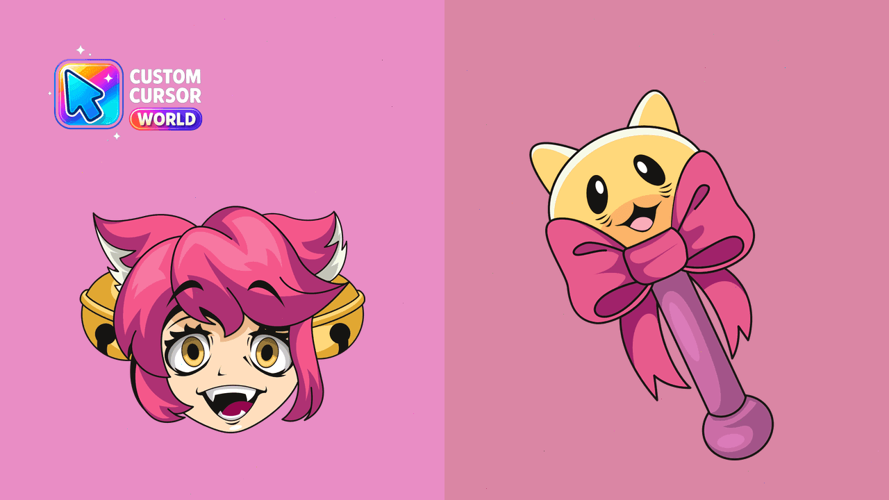 Прев'ю курсор-паку: Custom Mad Mew Cursor Pack for Chrome & Edge