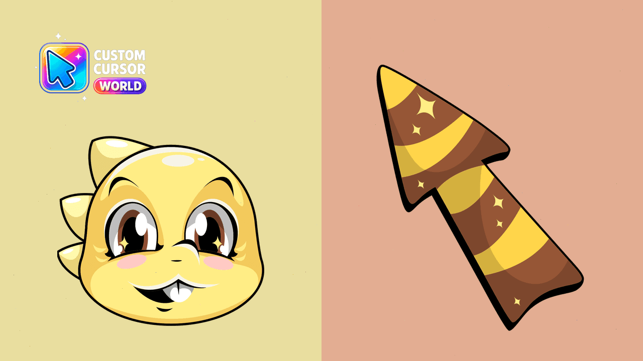 Прев'ю курсор-паку: Undertale Monster Kid Custom Cursor Pack