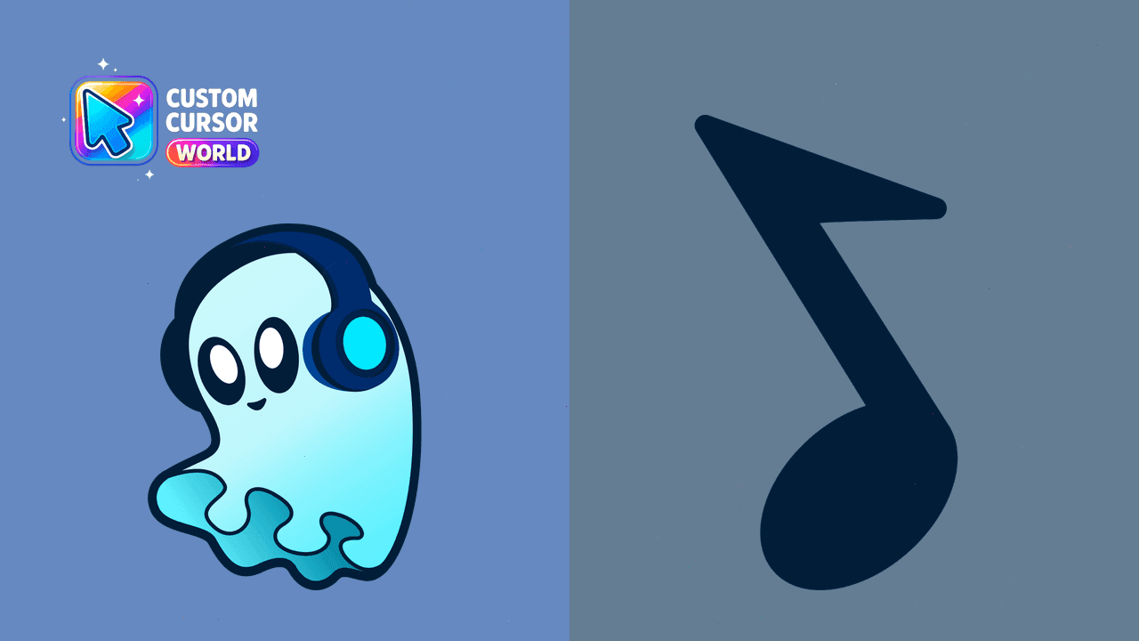 Прев'ю курсор-паку: Napstablook Cursor Pack for Chrome and Edge
