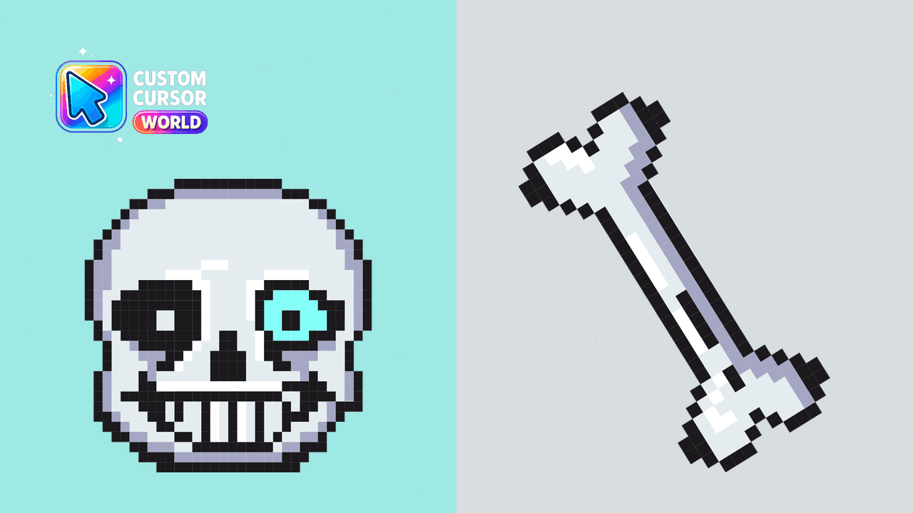 Прев'ю курсор-паку: Sans Pixel Cursor Pack for Chrome and Edge
