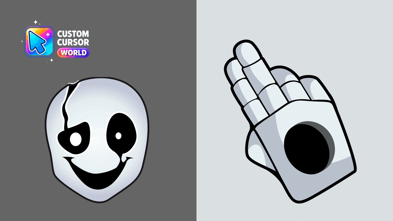 Прев'ю курсор-паку: Undertale Custom Cursor Pack - W.D. Gaster
