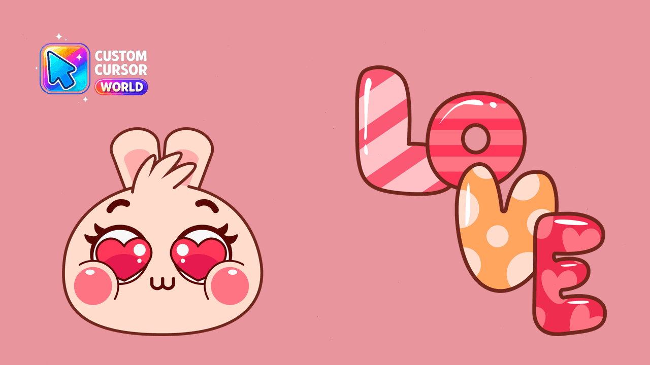 Прев'ю курсор-паку: Valentine's Custom Cursor Pack