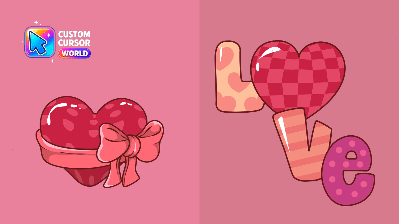 Прев'ю курсор-паку: Valentine's Day Cursor Pack 2023