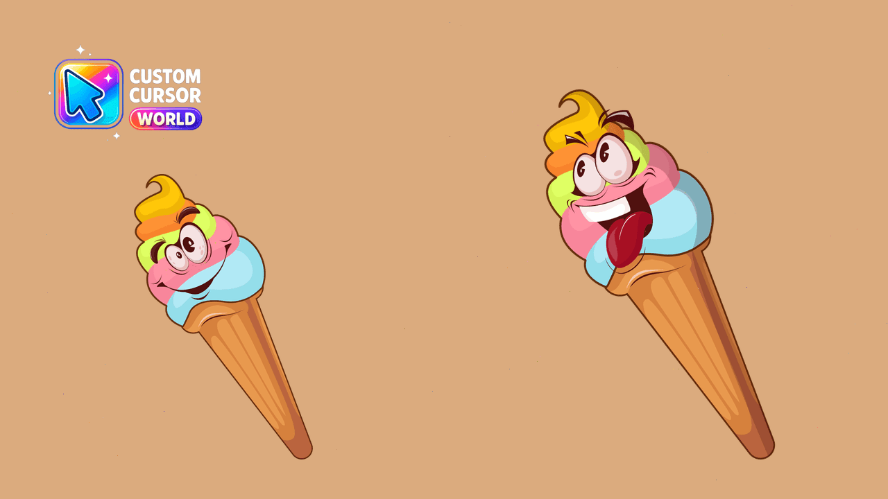 Прев'ю курсор-паку: Ice Cream Delight Custom Cursor Pack