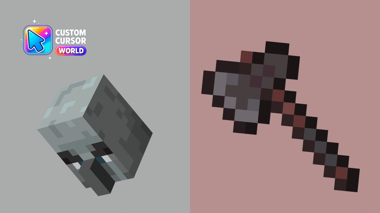 Прев'ю курсор-паку: Minecraft Vindicator Cursor Pack - Custom Browser Experience
