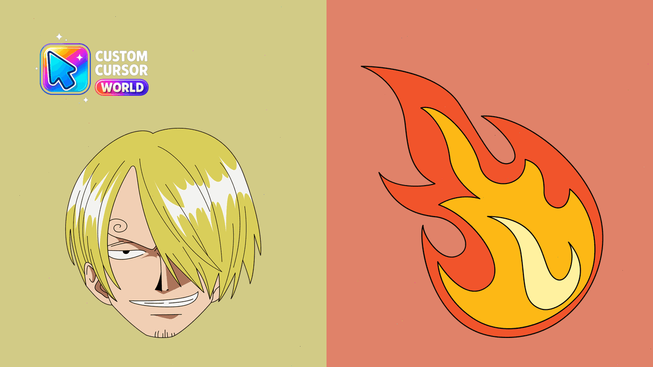 Прев'ю курсор-паку: Sanji Custom Cursor Pack for Chrome & Edge
