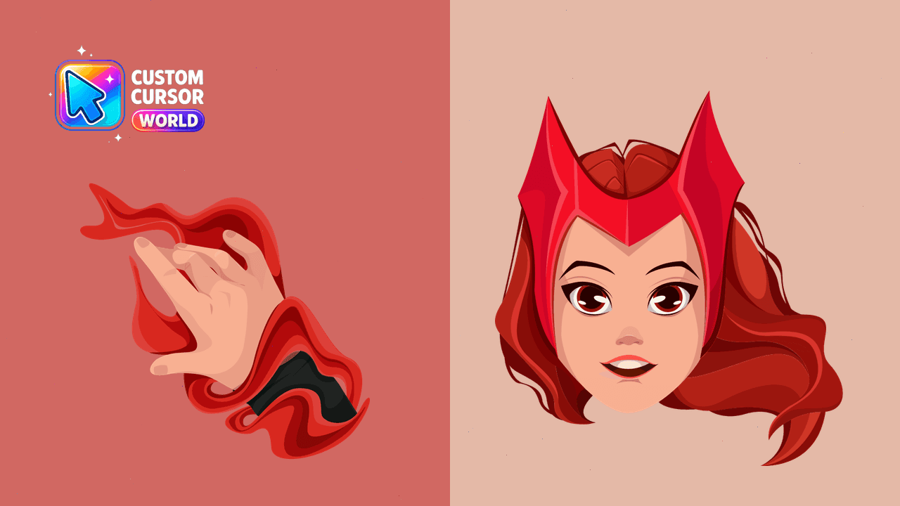 Прев'ю курсор-паку: Scarlet Witch Cursor Pack