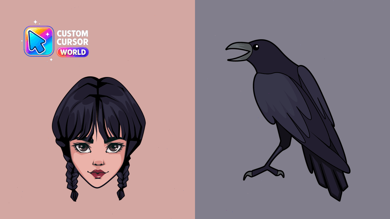Прев'ю курсор-паку: Addams Family Custom Cursor Pack