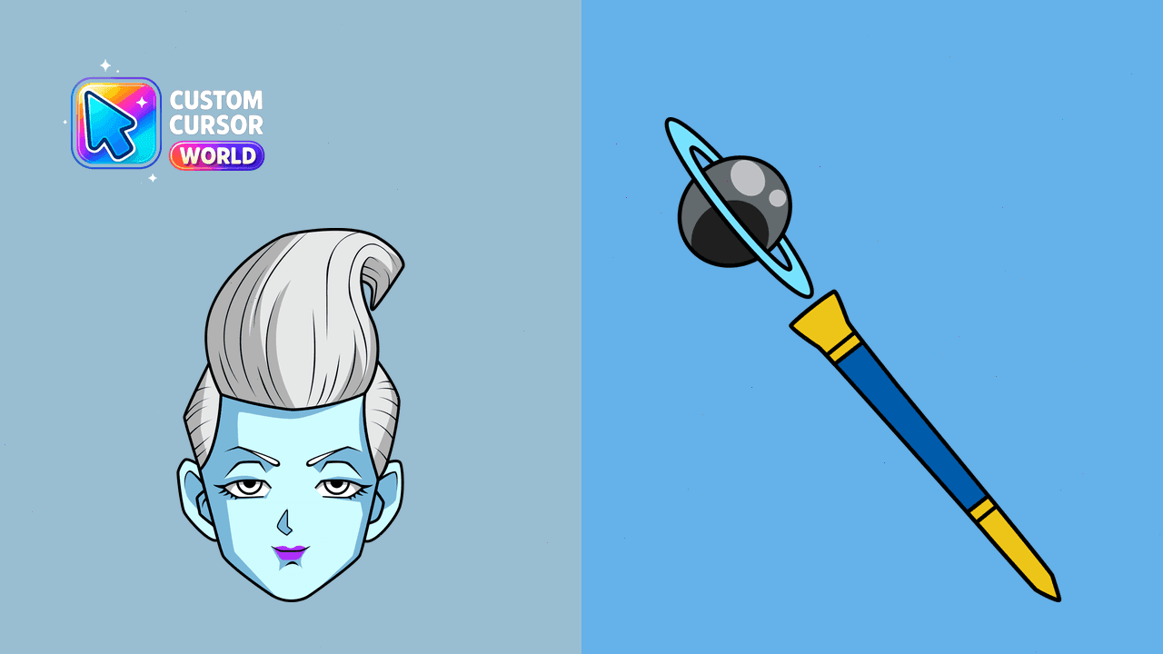 Прев'ю курсор-паку: Whis Custom Cursor Pack for Chrome & Edge