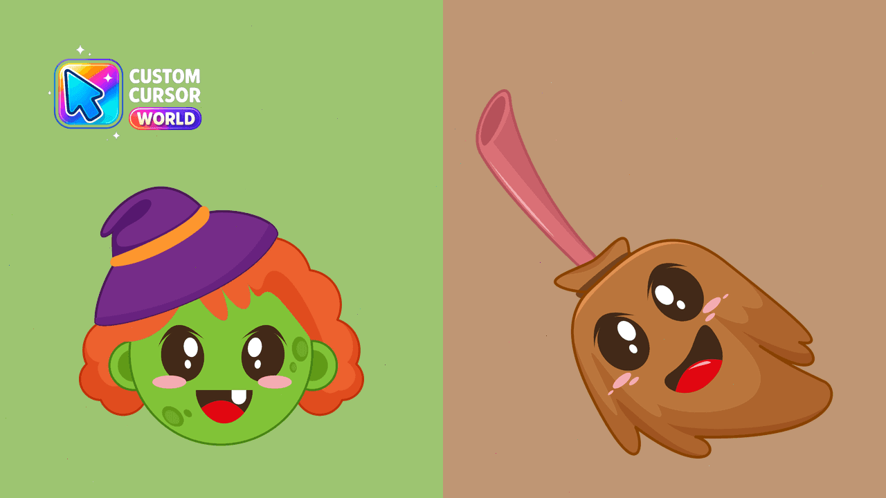 Прев'ю курсор-паку: Halloween Custom Cursor Pack for Chrome & Edge