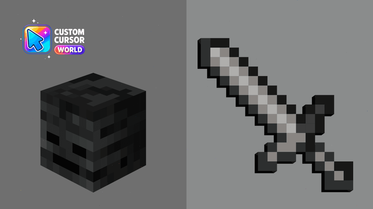 Прев'ю курсор-паку: Wither Custom Cursor Pack for Chrome and Edge