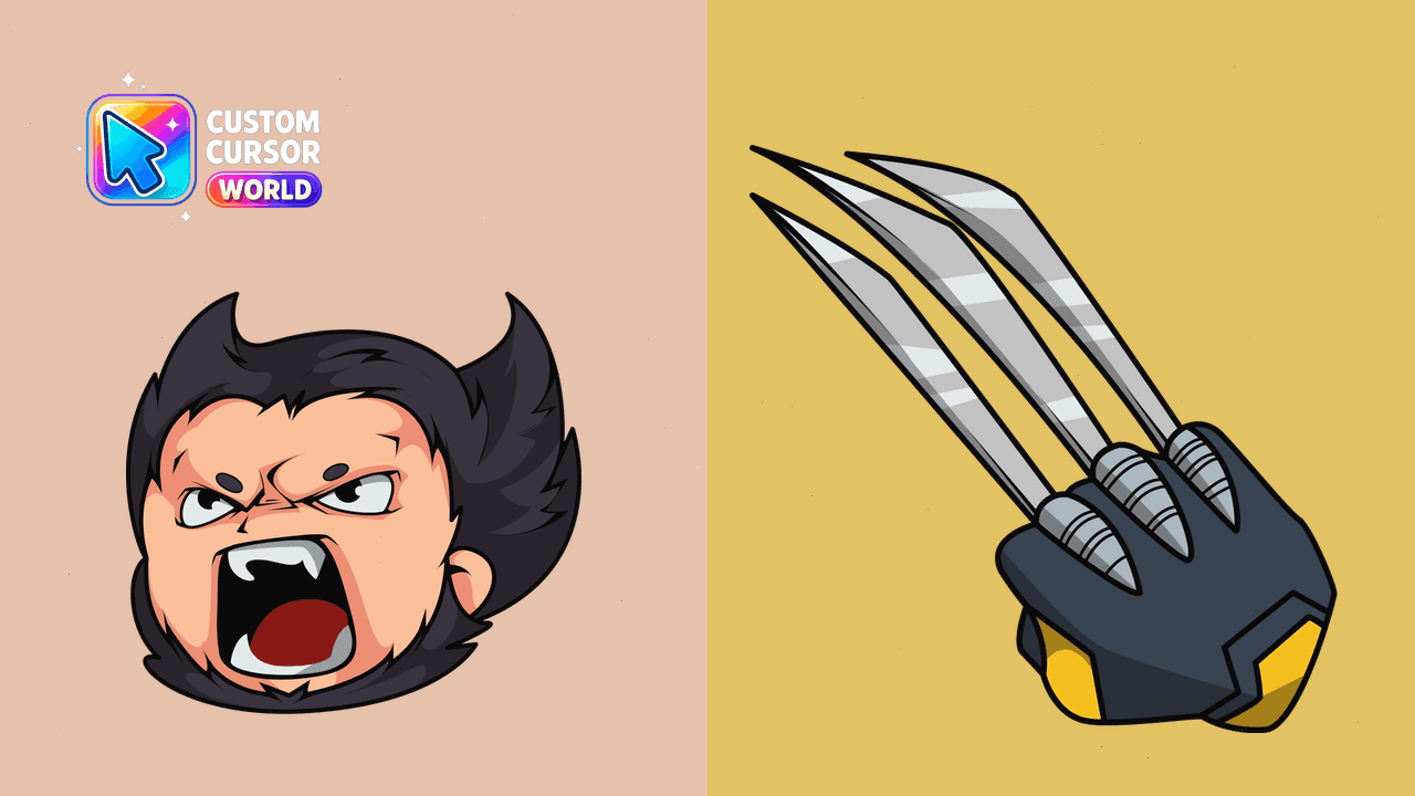 Прев'ю курсор-паку: Wolverine Custom Cursor Pack