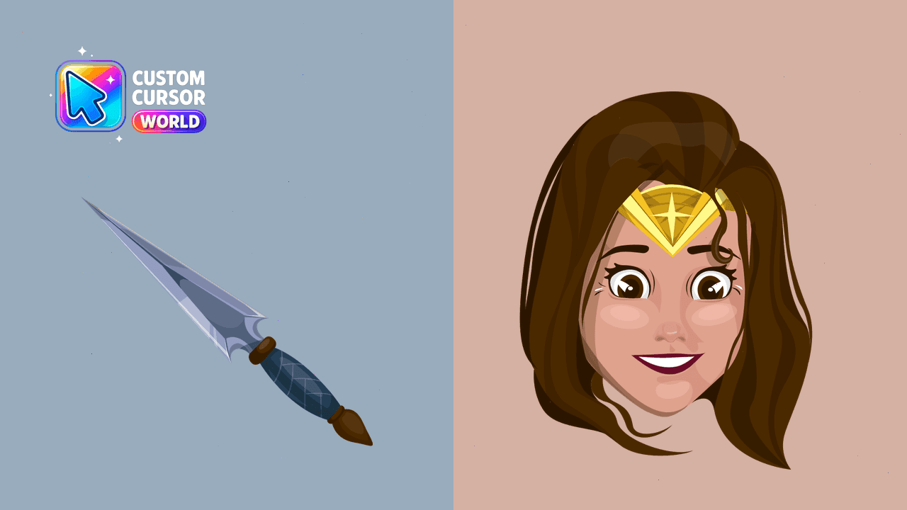 Прев'ю курсор-паку: Custom Wonder Woman Cursor Pack for Chrome and Edge