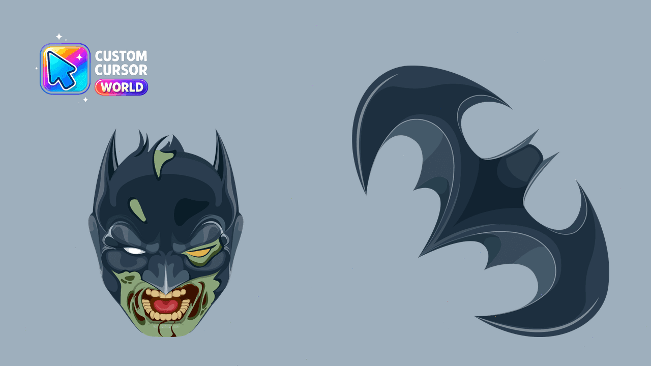 Прев'ю курсор-паку: Zombie Batman Custom Cursor Pack for Chrome