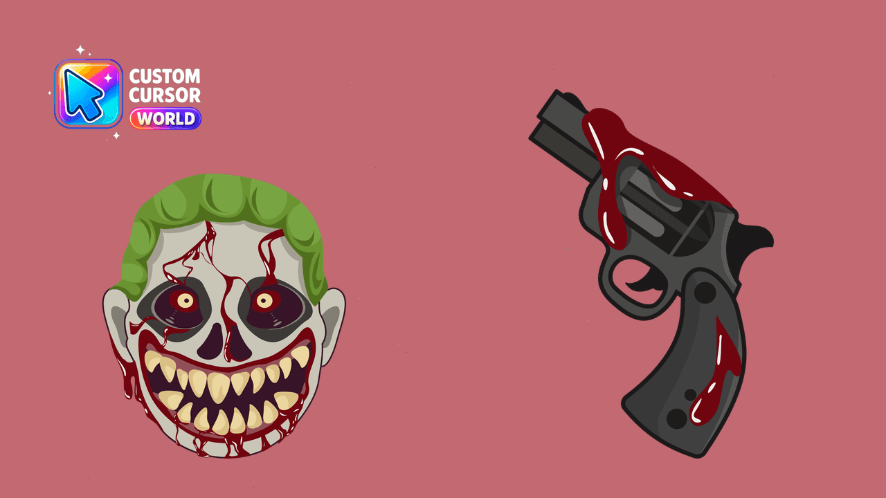 Прев'ю курсор-паку: Zombie Joker Cursor Pack - Halloween Edition
